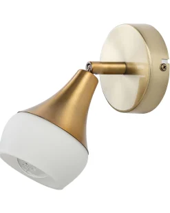 Conjunto De 2 Candeeiros De Parede Dourados Antler I