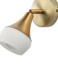 Conjunto De 2 Candeeiros De Parede Dourados Antler I