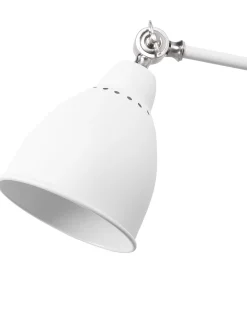 Conjunto De 2 Candeeiros De Parede Branco E Prateado Mississippi M