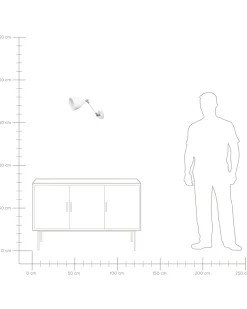 Conjunto De 2 Candeeiros De Parede Branco E Prateado Mississippi M