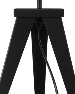 Conjunto De 2 Candeeiros De Mesa Pretos Stiletto