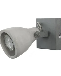 Conjunto De 2 Candeeiros De Parede Em Betao Cinzento Mistago I