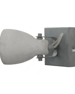 Conjunto De 2 Candeeiros De Parede Em Betao Cinzento Mistago I