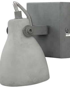 Conjunto De 2 Candeeiros De Parede Em Betao Cinzento Mistago I