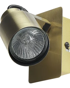 Conjunto De 2 Candeeiros De Parede Em Metal Cor De Bronze Bonte