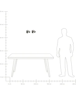 Conjunto De 2 Candeeiros De Parede Em Metal Prateado Bonte