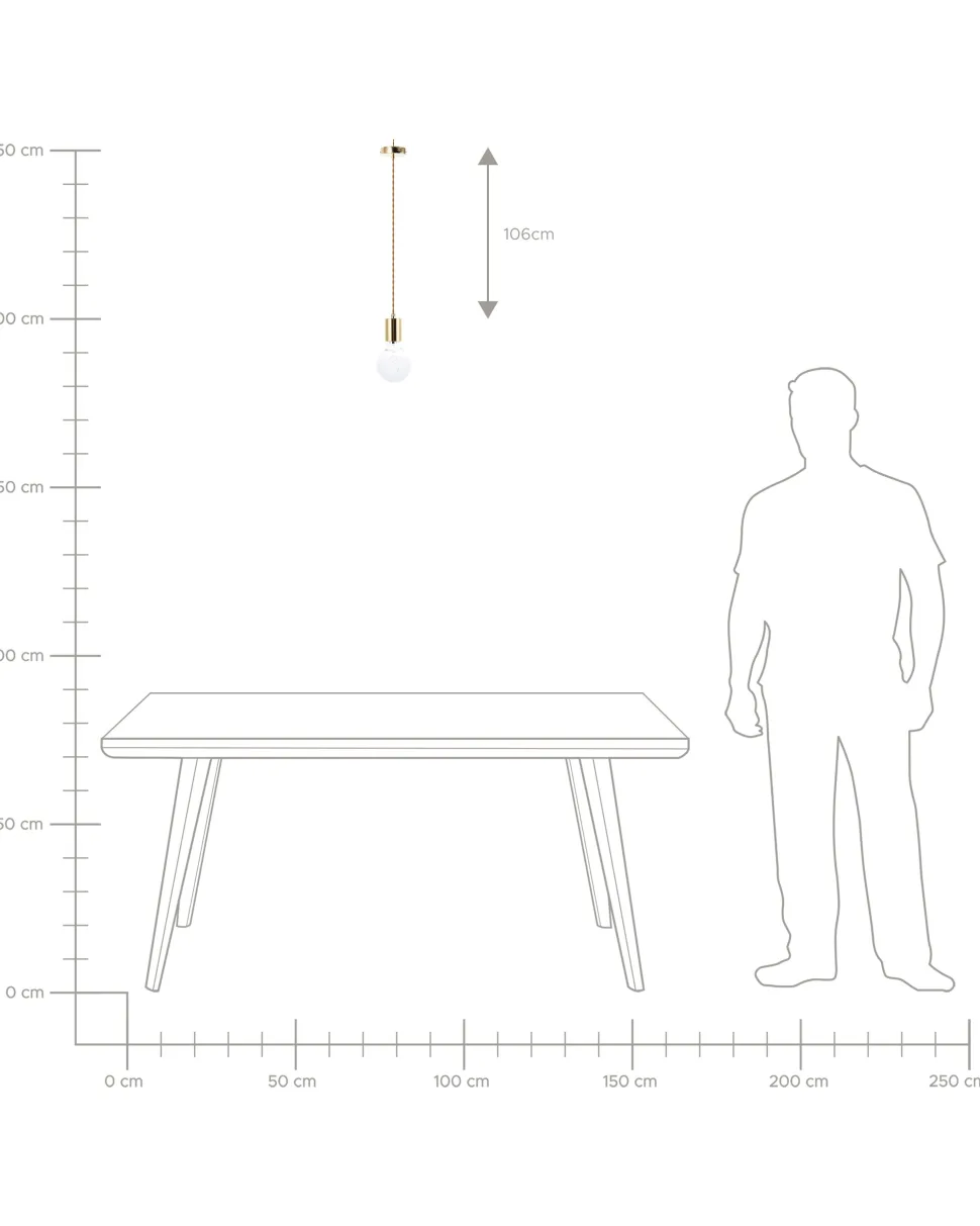 Conjunto De 2 Candeeiros De Teto Em Vidro Transparente E Dourado Anza