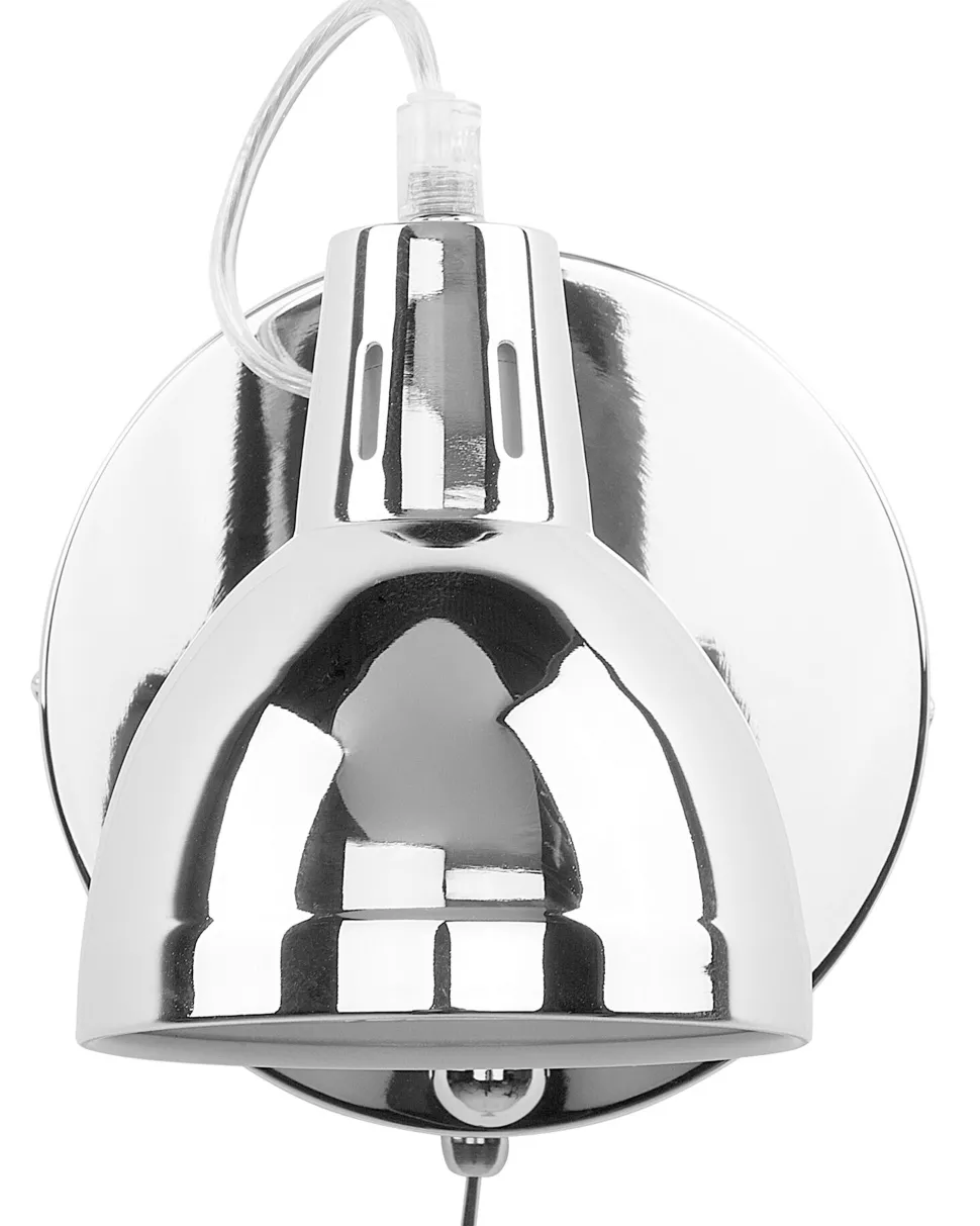 Conjunto De 2 Candeeiros Em Metal Prateado Harrington