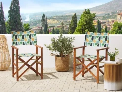 Conjunto De 2 Capas Multicolor Motivo Geometrco Para Cadeiras Cine