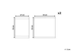 Conjunto De 2 Capas Multicolor Motivo Flamingo Para Cadeiras Cine