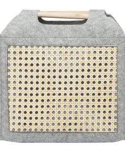 Conjunto De 3 Cestos Cinzento E Creme Sariot