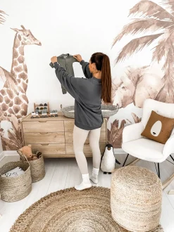 Conjunto De 2 Cestos Com Alcas Creme Kaella