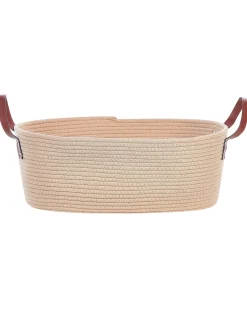 Conjunto De 2 Cestos Em Algodao Creme Gissar