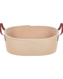 Conjunto De 2 Cestos Em Algodao Creme Gissar