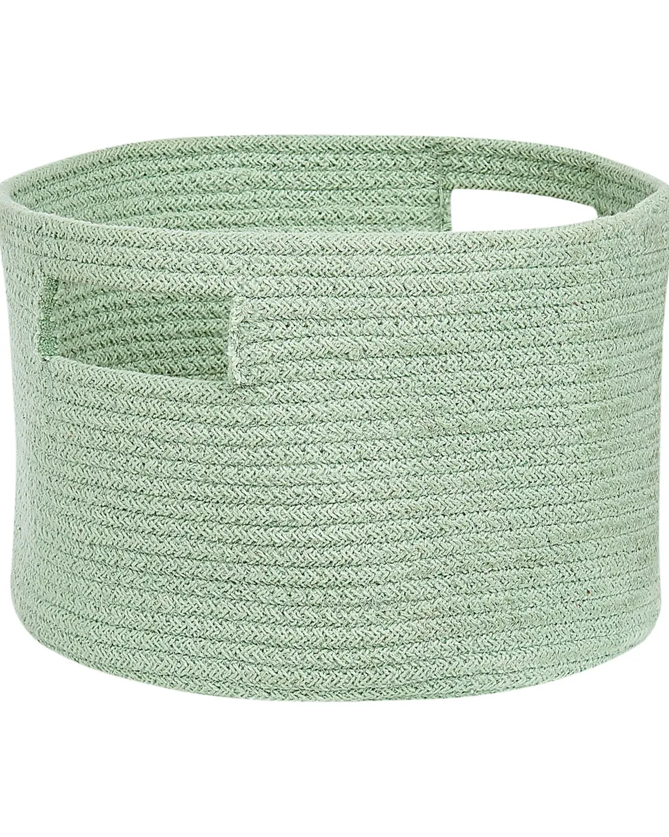 Conjunto De 2 Cestos Em Algodao Verde Chiniot