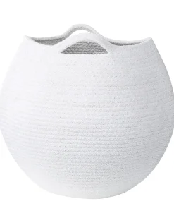 Conjunto De 2 Cestos Em Algodao Branco Panjgur