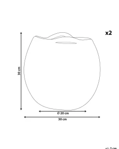 Conjunto De 2 Cestos Em Algodao Branco Panjgur