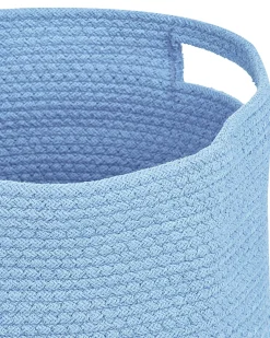 Conjunto De 2 Cestos Em Algodao Azul Chiniot