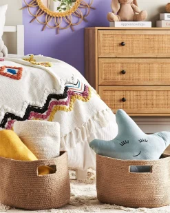 Conjunto De 2 Cestos Em Algodao Creme Chiniot