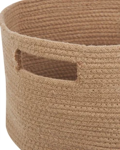 Conjunto De 2 Cestos Em Algodao Creme Chiniot