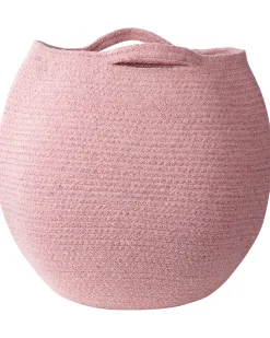 Conjunto De 2 Cestos Em Algodao Rosa Panjgur