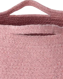 Conjunto De 2 Cestos Em Algodao Rosa Panjgur