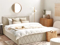 Conjunto De 2 Cestos Em Fibra De Jacinto De Agua Cor Natural Pompano