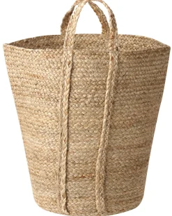 Conjunto De 2 Cestos Em Juta Cor Natural Ornach