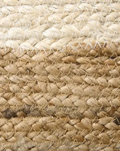 Conjunto De 3 Cestos Em Juta Natural E Creme Tajori