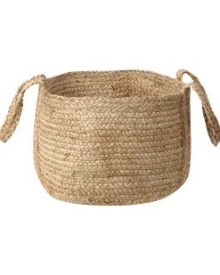 Conjunto De 2 Cestos Em Juta Natural Kornak