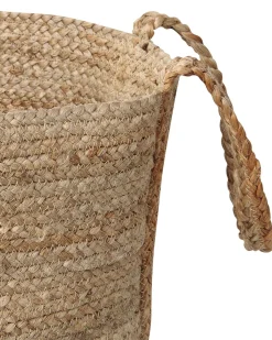 Conjunto De 2 Cestos Em Juta Natural Kornak