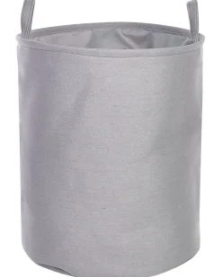 Conjunto De 3 Cestos Em Tecido De Poliester Cinzento Archa