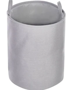 Conjunto De 3 Cestos Em Tecido De Poliester Cinzento Archa