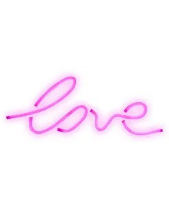 Conjunto De 3 Decoracoes Em Led Neon Rosa Susie