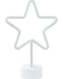 Conjunto De 3 Decoracoes Em Led Neon Multicolor Floretta