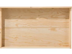 Conjunto De 2 Gavetas Em Madeira Cor Natural Rumilly