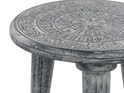 Conjunto De 2 Mesas De Apoio Em Madeira De Mango Cinzenta Jatra