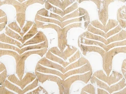 Conjunto De 2 Mesas De Apoio Em Madeira Clara De Mango Hursi