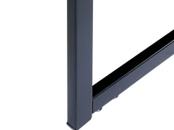 Conjunto De 2 Mesas De Centro Em Madeira Escura E Preta Tippo