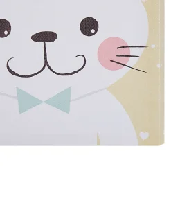 Conjunto De 4 Quadros Com Desenhos Infantis Multicoloridos 30 X 30 Cm Bombi