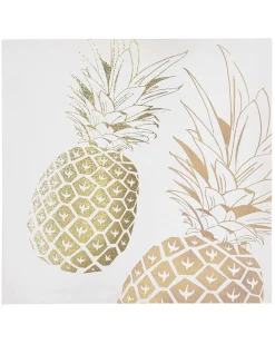 Conjunto De 3 Quadros Em Tela 30 X 30 Cm Rosa E Dourado Apesika