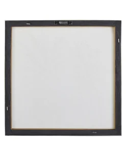 Conjunto De 3 Quadros Em Tela 30 X 30 Cm Rosa E Dourado Apesika