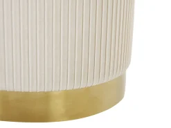 Conjunto De 2 Tamboretes Brancos Com Arrumação Miramar