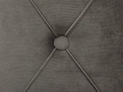 Conjunto De 2 Tamboretes Em Veludo Cinzento Pueblo