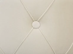 Conjunto De 2 Tamboretes Em Veludo Brancos Pueblo