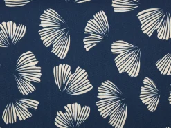 Conjunto De 2 Tecidos Azul Marinho Com Flores Para Espreguicadeiras Anzio/Avellino