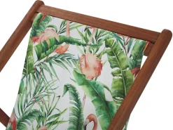 Conjunto De 2 Tecidos Com Flamingo Para Espreguicadeiras Anzio / Avellino