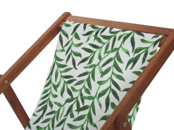 Conjunto De 2 Tecidos Com Folhas Para Espreguicadeiras Anzio / Avellino