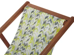 Conjunto De 2 Tecidos Em Amarelo E Cinzento Para Espreguicadeiras Anzio / Avellino