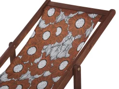 Conjunto De 2 Tecidos Multicolor Com Papoilas Para Espreguicadeiras Anzio/Avellino